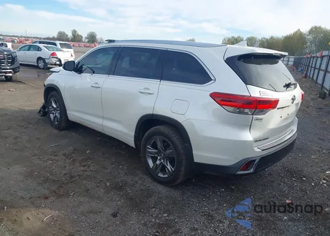 2018 Toyota Highlander Limited Platinum из США, поврежденный, VIN 5TDYZRFH5JS287067